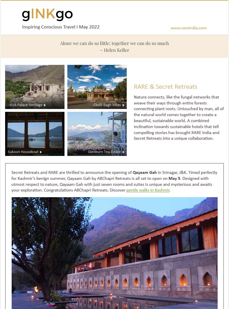 gINKgo | The RARE Newsletter | Mountains with RARE and Secret Retreats | Vol 62 | May 2022