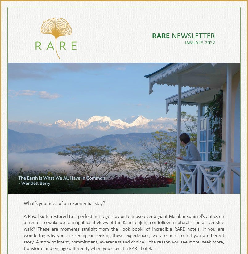 gINKgo I RARE Newsletter | An Ode to Responsible Travel, Part 2 | Vol 52 | Jan 2022
