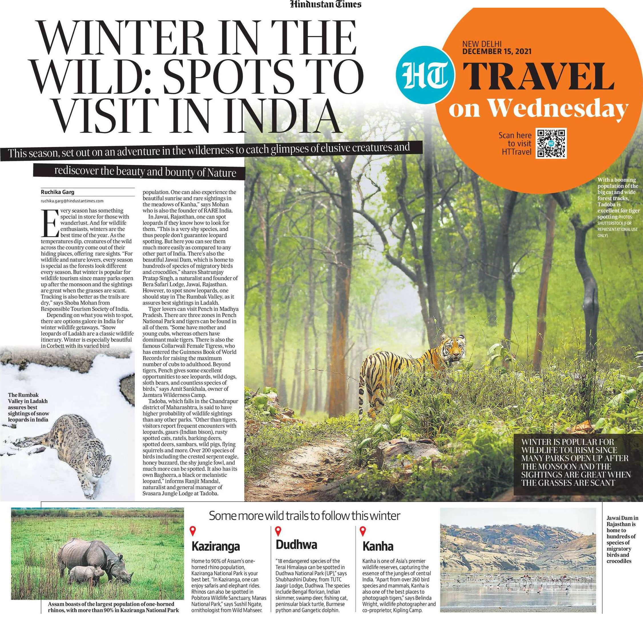 Winter in the Wild: Spots to visit in India